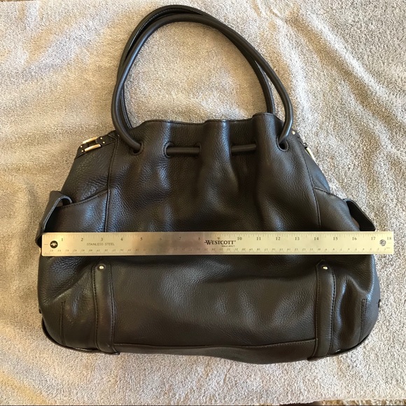 large Cole Haan Chocolate leather tote - Picture 6 of 7